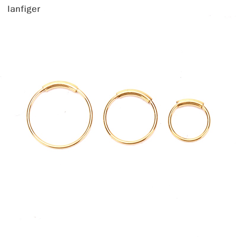 Khuyên Mũi Bằng Thép Thời Trang Phong Cách Punk