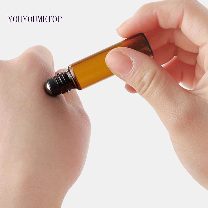 Chai Thủy Tinh Cuộn Tròn Bằng Thép Không Gỉ 1ML 2ML 3ML 5ML 10ML