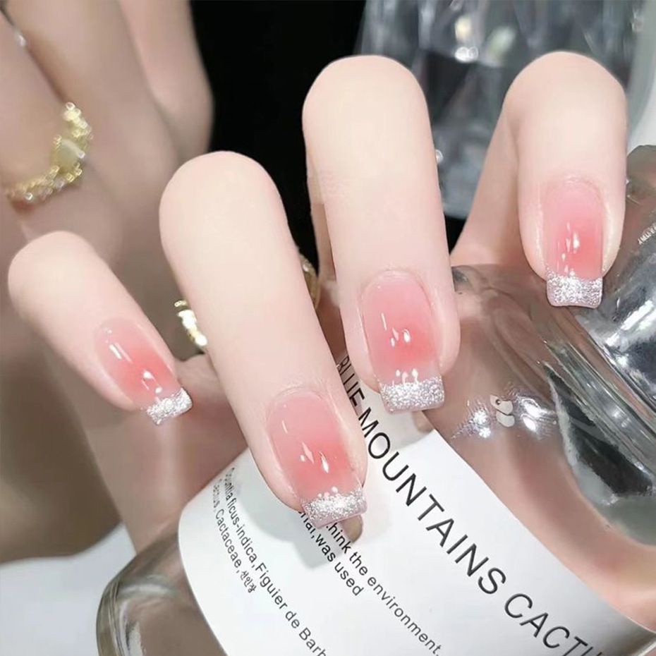 Miếng dán trang trí móng tay STZPRONAIL lấp lánh thời trang mùa hè