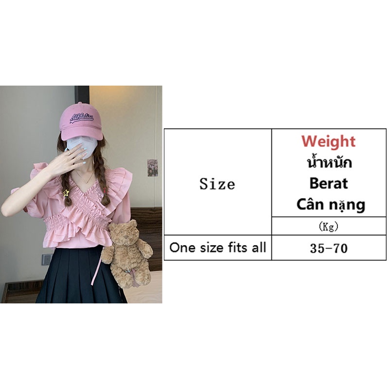 Áo Sơ Mi Cổ Chữ V Mùa Hè Hàn Quốc 2023 Màu Sắc Ngọt Ngào