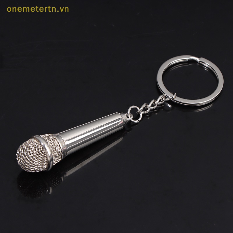 Onemetertn Móc Khóa Mô Phỏng Hình Micro Sáng Tạo Cho Túi Xách / Xe Hơi VN
