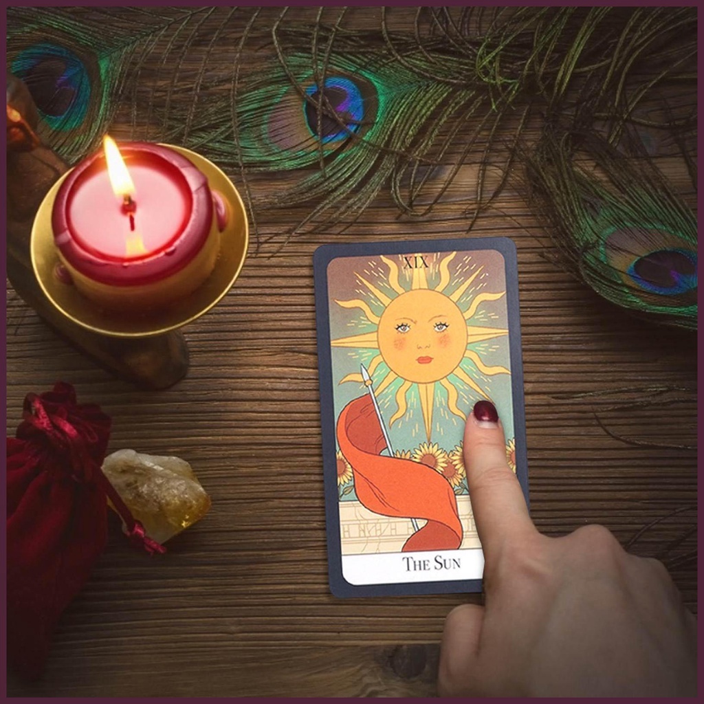 Bộ Thẻ Bài Tarot Oracle Trò Chơi Tiếng Anh Độc Đáo