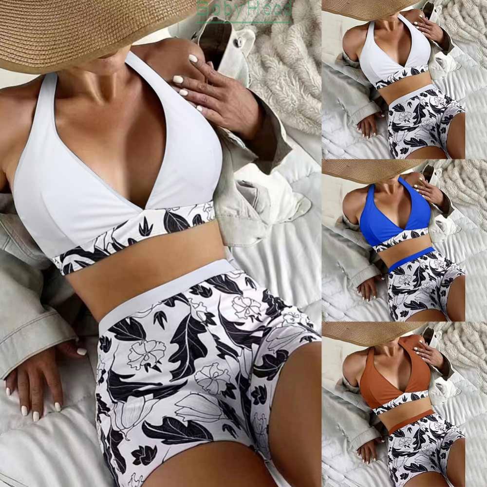 Womens Swimsuit Bathing Suit Beach Bikini Set Bra Shorts Breathable Female#BBHOOD