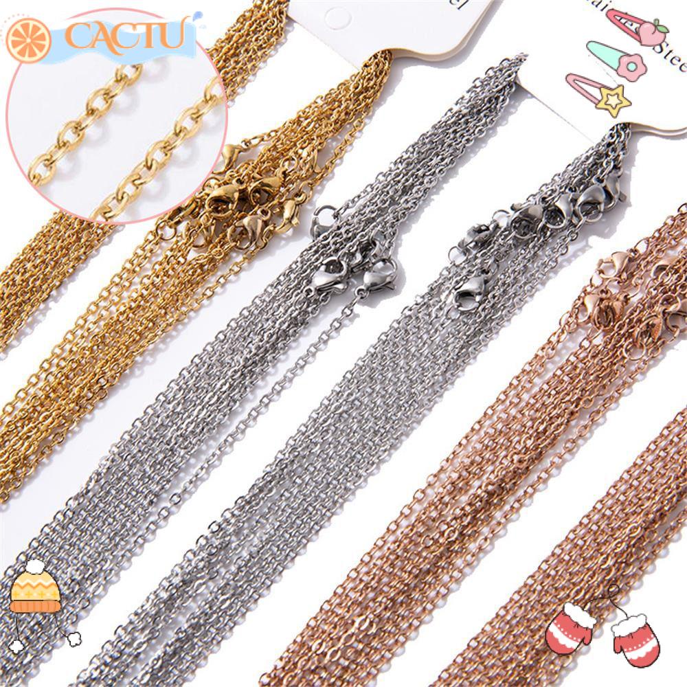 Vòng cổ Có Mắt Xích|Màu Sắc Phong Cách Punk|Thép Không Gỉ Màu Sắc