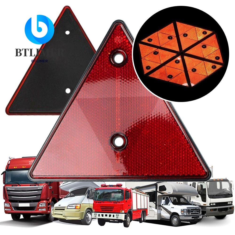 Bộ 2 Cuộn Băng Keo Phản Quang Cảnh Báo An Toàn Hình Tam Giác Cho Xe Tải / Xe Mô Tô