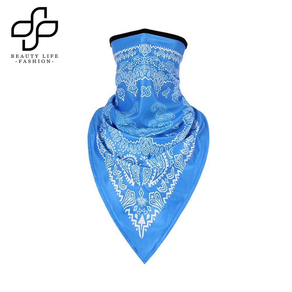 Khăn Choàng Cổ Kiêm Khẩu Trang In Họa Tiết Chất Liệu Khô Thoáng Nhanh Thời Trang Unisex