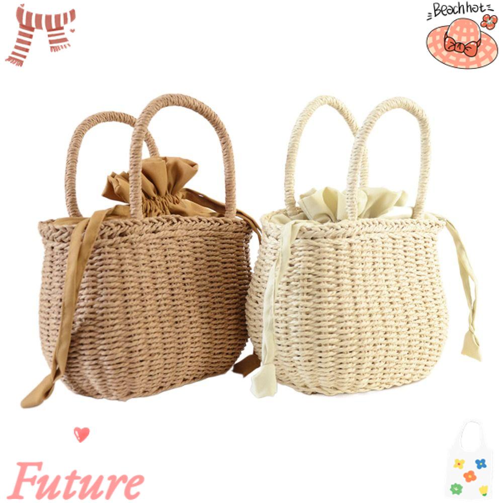 Túi Đeo Vai Đan Lát Phong Cách Bohemian Thời Trang Mùa Hè 2023 Cho Nữ