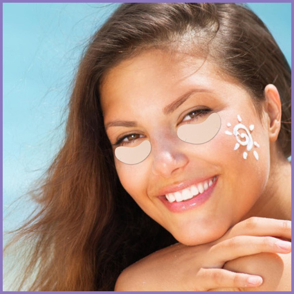 Miếng Dán Chống Nắng Tia UV Cho Mặt Và Mắt Dùng Dưới Cánh Tay / Má Hồng Mịn Màng Khi Hoạt Động Ngoài Trời nota2vn