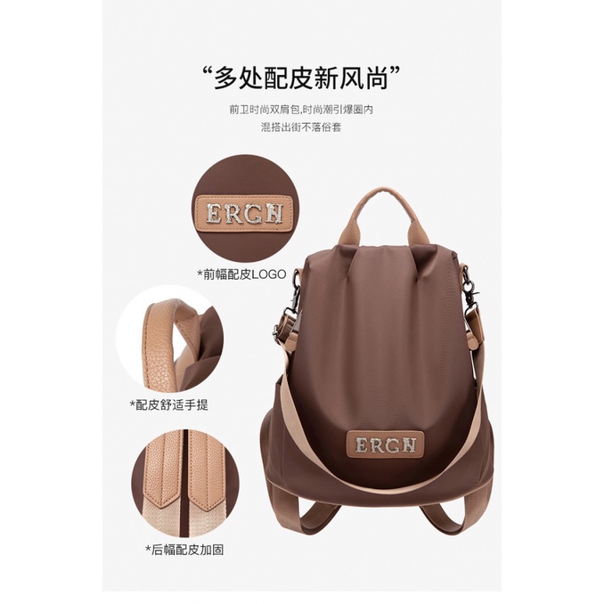 Ba Lô Du Lịch Chống Nước Chống Trộm Đa Năng Mẫu Mới 2023 Phong Cách Hàn Quốc Cho Nữ