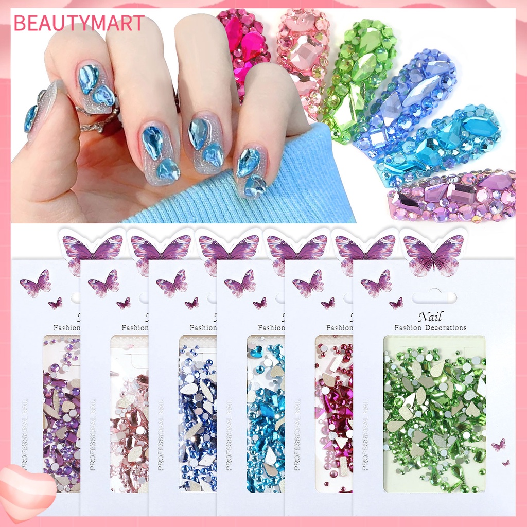 1 Túi Đáy Phẳng Trọng Lượng Nhẹ Hình Dạng Đặc Biệt Trang Trí Móng Tay [beautymart]