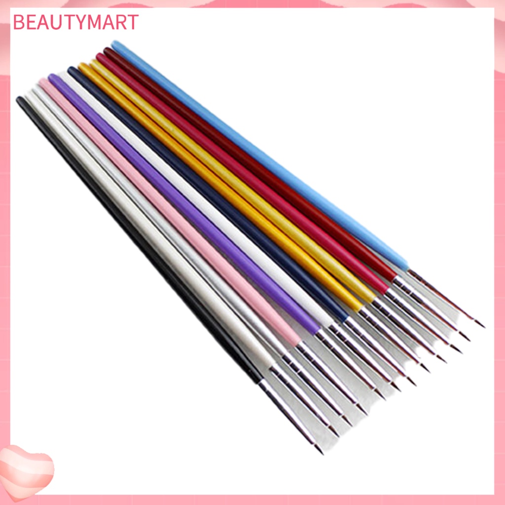 Bộ 12 Cọ Vẽ Móng Tay Nghệ Thuật Chuyên Nghiệp