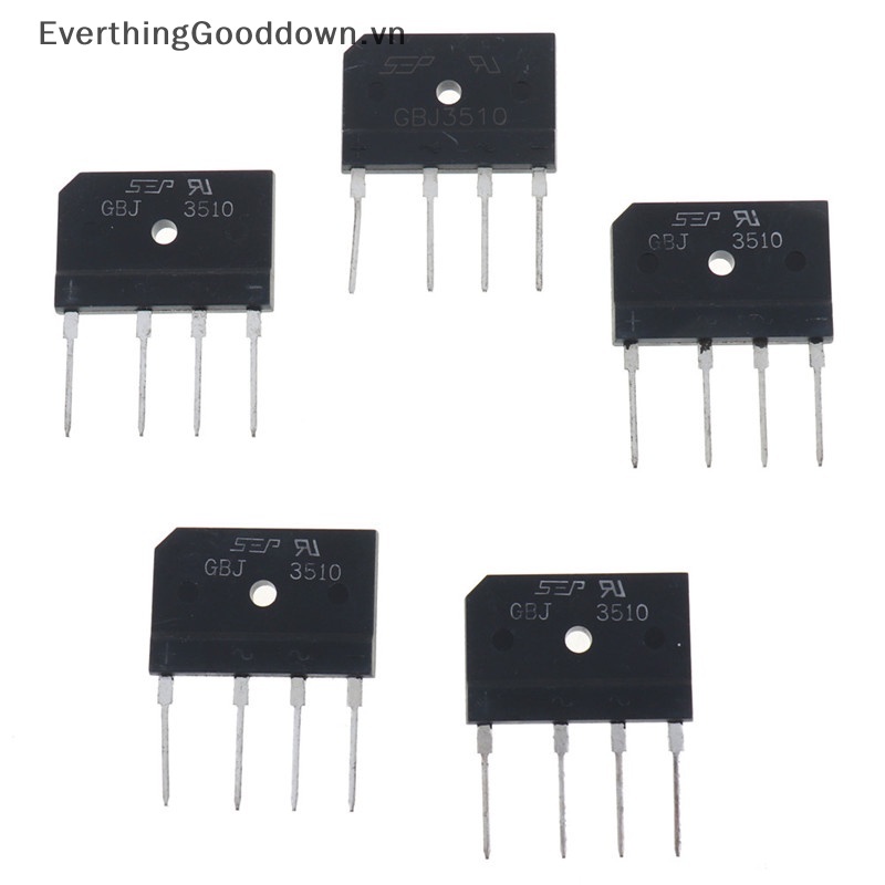 Set 5 Cầu Chỉnh Lưu GBJ3510 GBJ3510 35A 1000V Chuyên Dụng