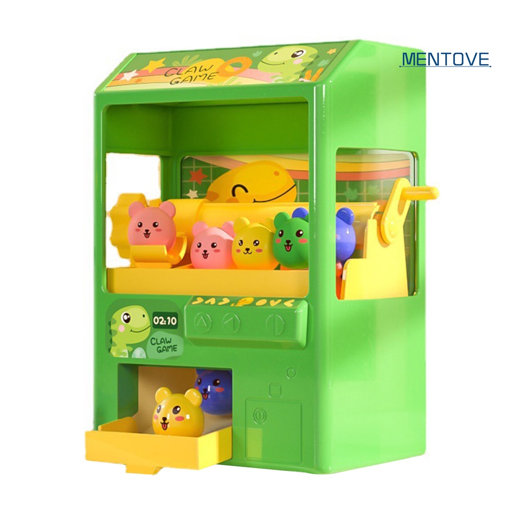 Máy Gắp Kẹo Mini Bằng Nhựa ABS Mềm Trong Suốt Có Nhạc Và Đèn Giải Trí Sáng Tạo Cho Bé Mẫu Giáo