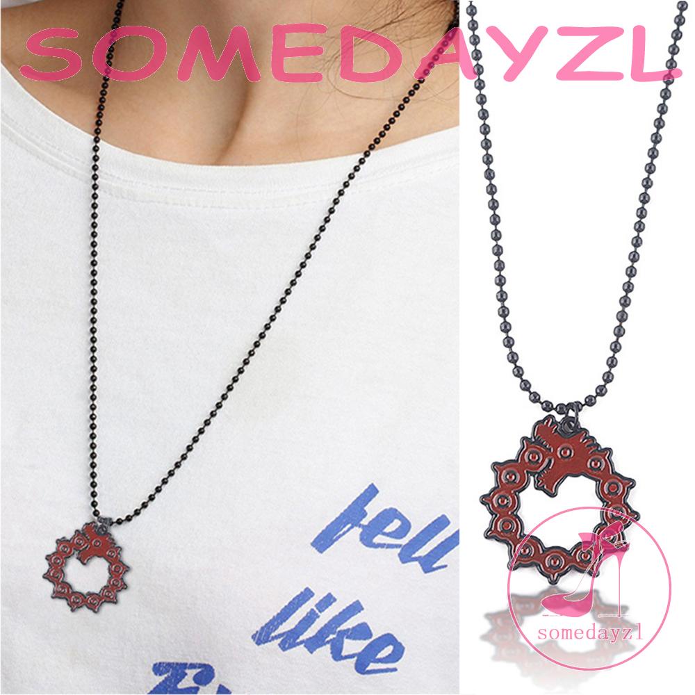 Vòng cổ Kim Loại Mặt Hoạt Hình The Seven Deadly Sins Dragon Nanatsu no Taizai Dành Cho Nam