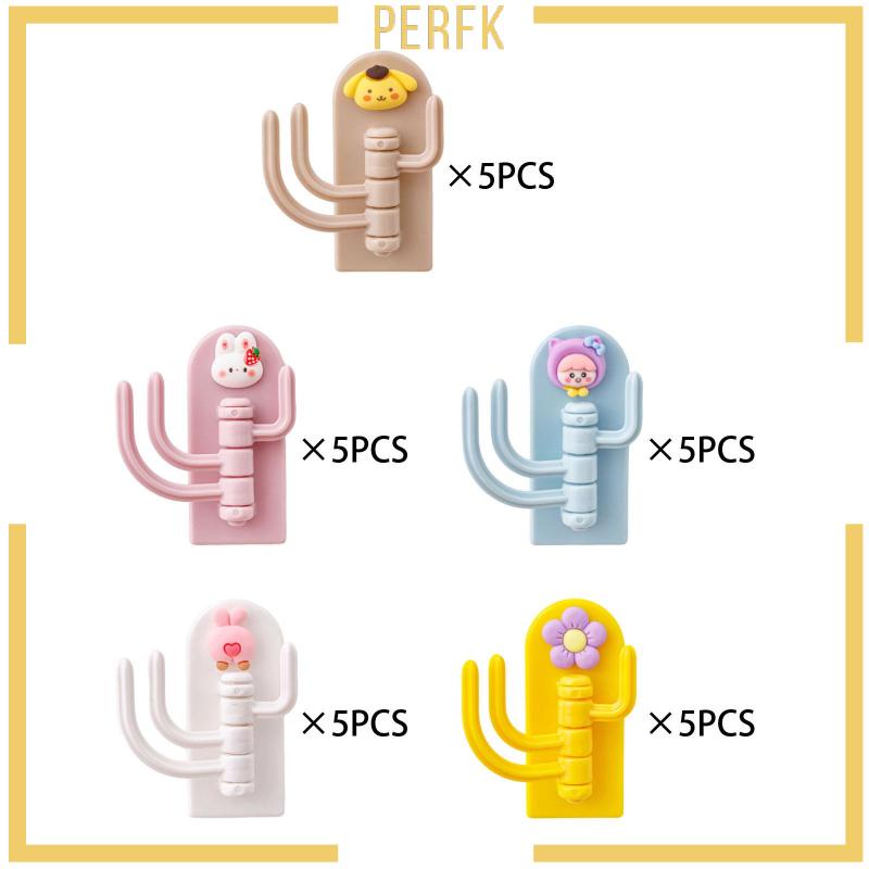 Set 5 Móc Treo Chìa Khóa Dạng Xoay Sáng Tạo Cho Phòng Ngủ