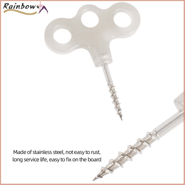 Bộ 10 Đinh Cắm Trại Bằng Thép Không Gỉ Dạ Quang