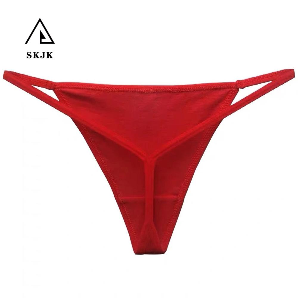 Quần Lót Cotton Hai Dây Mỏng Gợi Cảm Cho Nữ