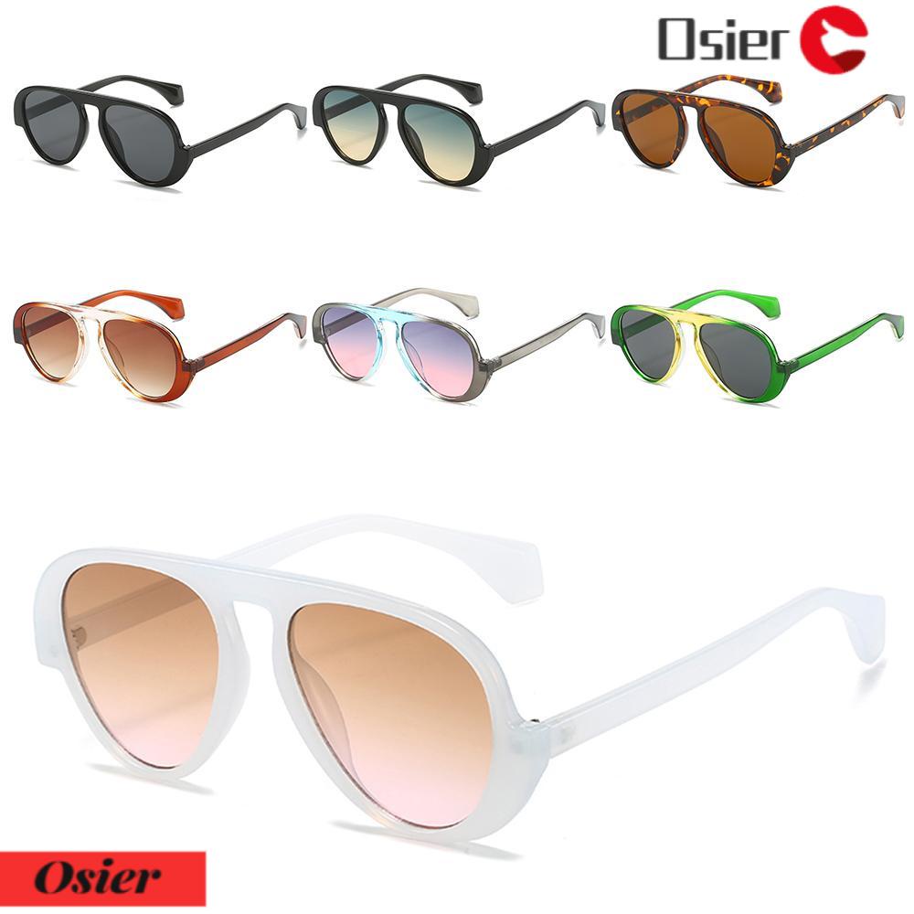 Kính Mát Đi Biển Chống Tia UV400 Màu Gradient 1 Cái Cho Nam &amp; Nữ