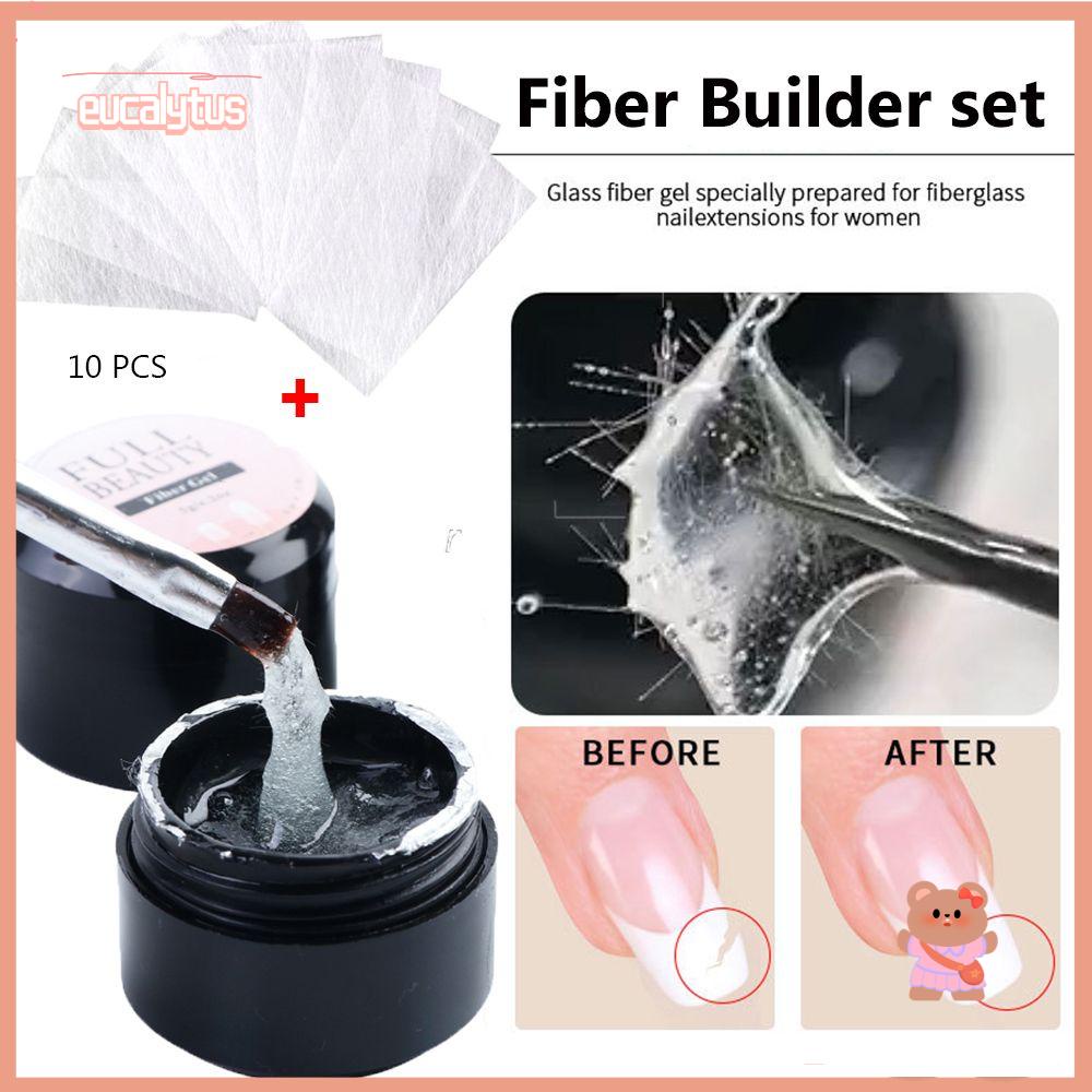 Sợi Thủy Tinh Nối Dài Móng Tay Sửa Chữa DIY