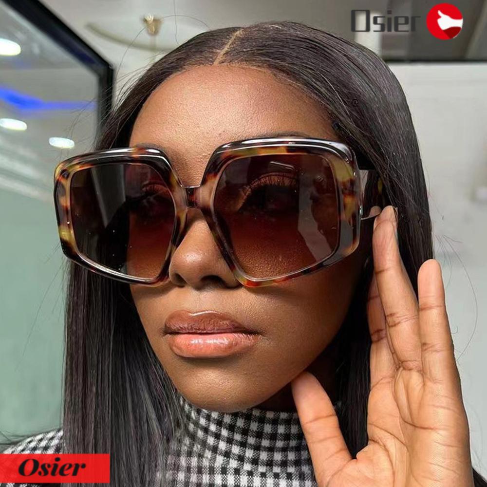 Kính Mát Oversize Chống Tia UV400 Thời Trang Cho Nữ 1