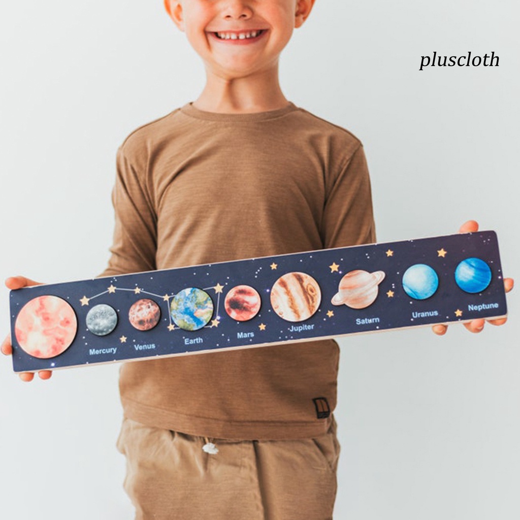 Đồ Chơi Xếp Hình 3D 9 Hành Tinh Hệ Mặt Trời Bằng Gỗ Nhiều Màu Sắc Giáo Dục Nhận Thức Cho Trẻ Mẫu Giáo