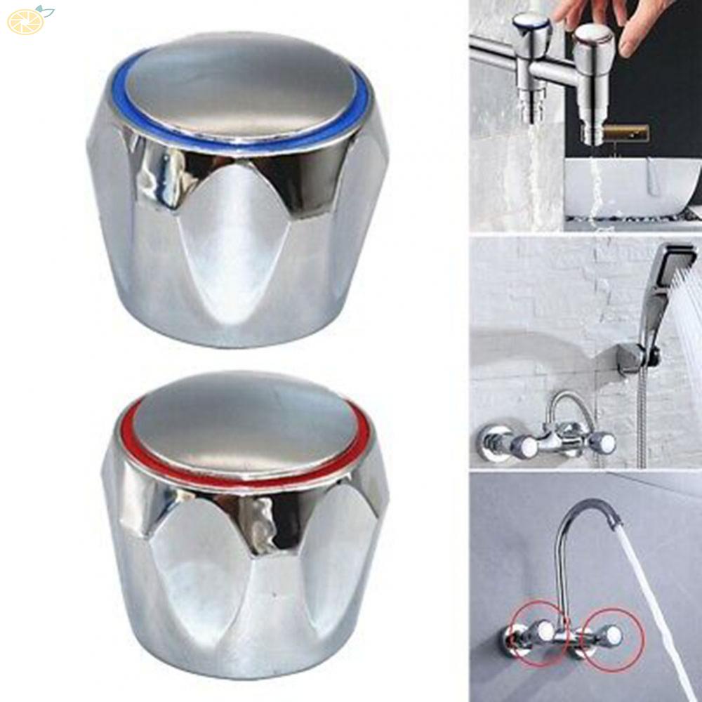 【VARSTR】Hot &amp; Cold Faucet Handle Button Replacements Made of Durable Plastic &amp; Iron Material