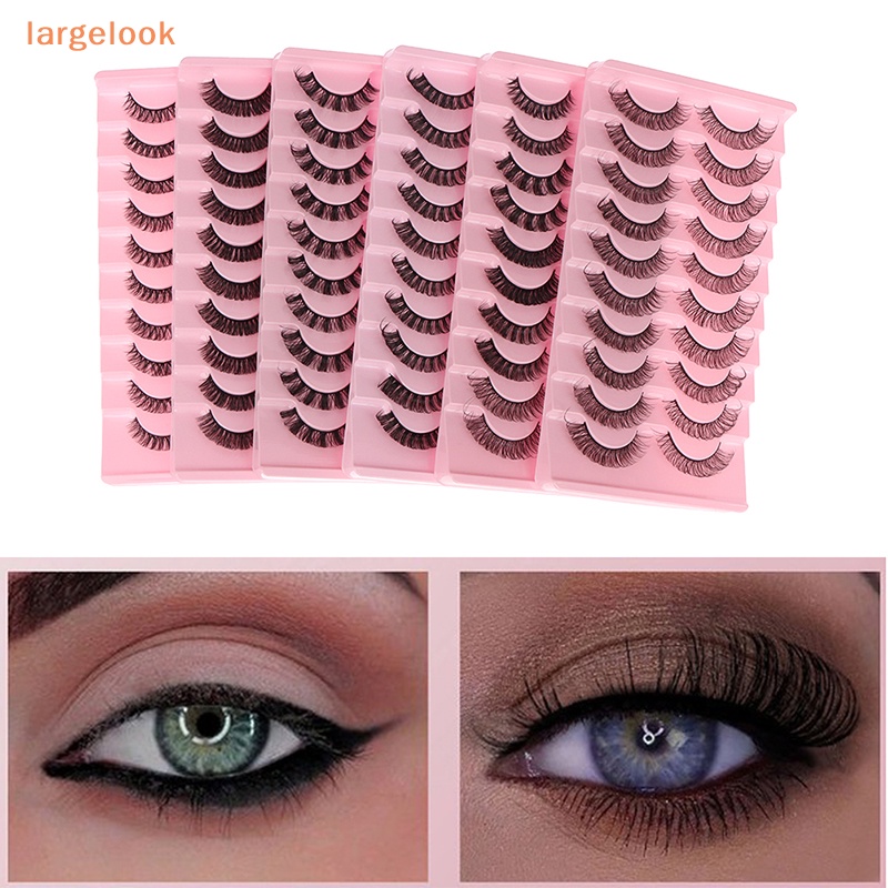 Set 10 Cặp Lông Mi Giả Kiểu Nga Tự Nhiên