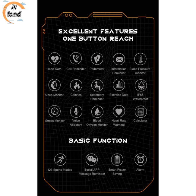 Đồng Hồ Thông Minh C20pro Màn Hình Hd 1.83 Inch Chống Thấm Nước Ip68 Và Phụ Kiện