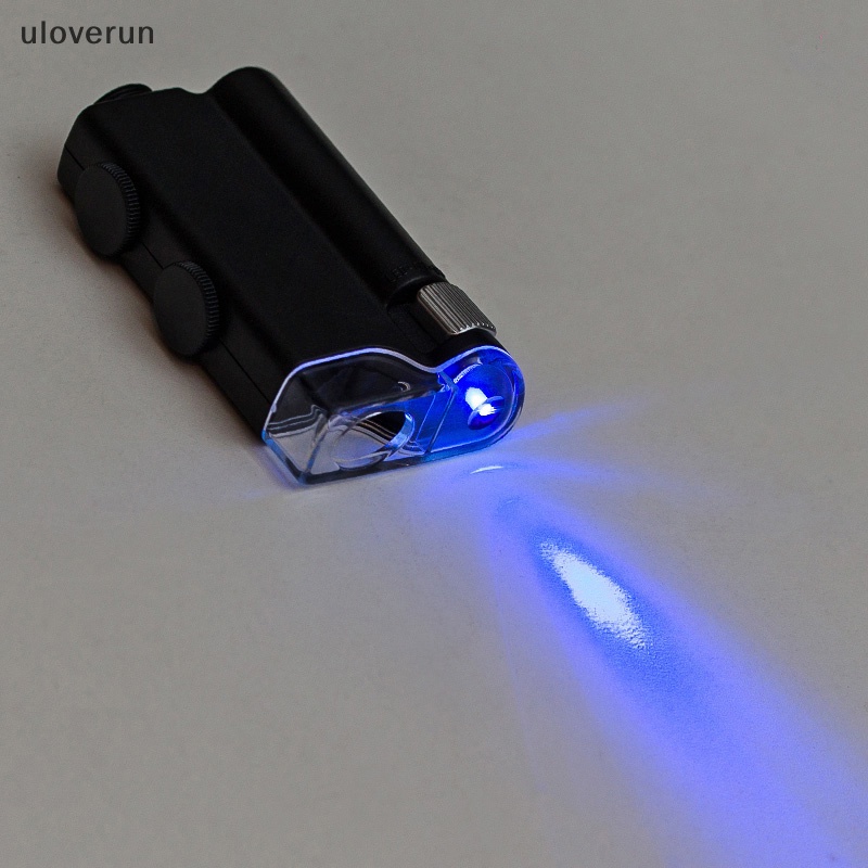 Kính Hiển Vi Mini 60x-100x Bỏ Túi Với Túi Da Tiện Dụng