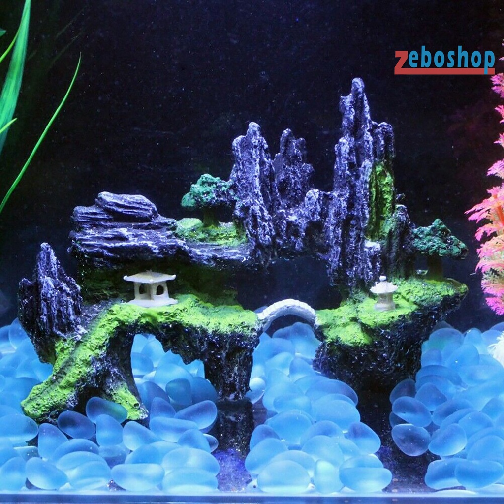 Hòn Non Bộ Bằng Nhựa Resin Trang Trí Bể Cá An Toàn
