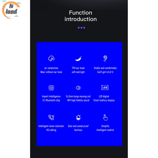 [IS] Tai Nghe Thể Thao Không Dây Bluetooth Cảm Ứng Dạng Móc Tai Kỹ Thuật Số M-t8