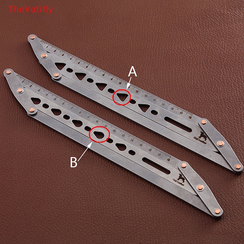 Thước Đo Cố Định Thắt Lưng Da Thủ Công Chuyên Nghiệp Tùy Chỉnh 18-48MM