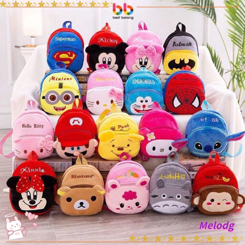 Balo Hình Chuột Mickey Nhồi Bông 22cm Dễ Thương Cho Bé