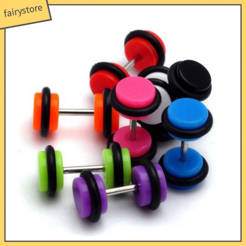 1 Bông Tai Hình Tròn Mini Thời Trang Dành Cho Nữ