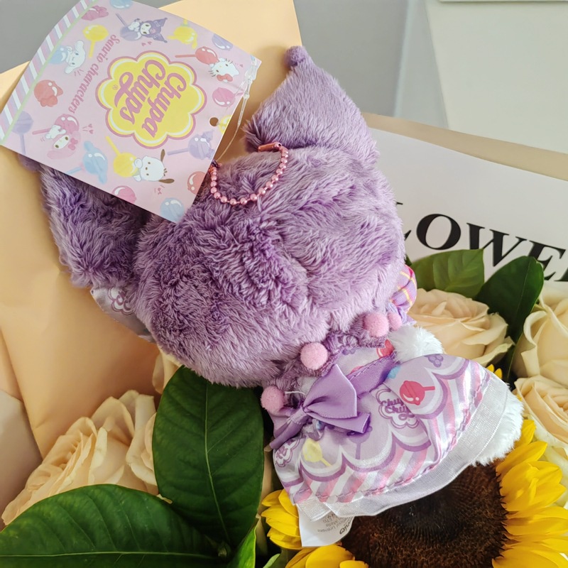 Móc Khóa Nhồi Bông Hình Thỏ Kromi Cinnamoroll Dễ Thương 5in / 13Cm