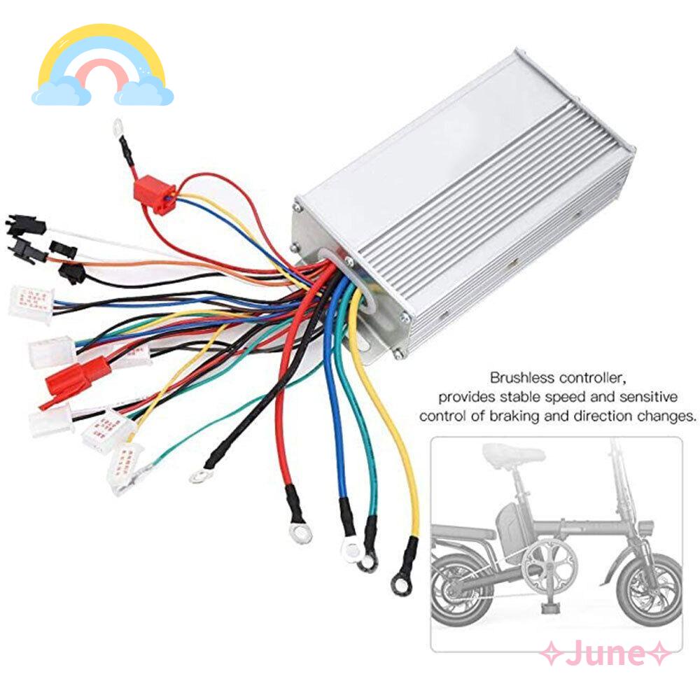 Bộ Điều Khiển Không Chổi Than 36V / 48V 500W Chuyên Dụng Cho Xe Máy Điện