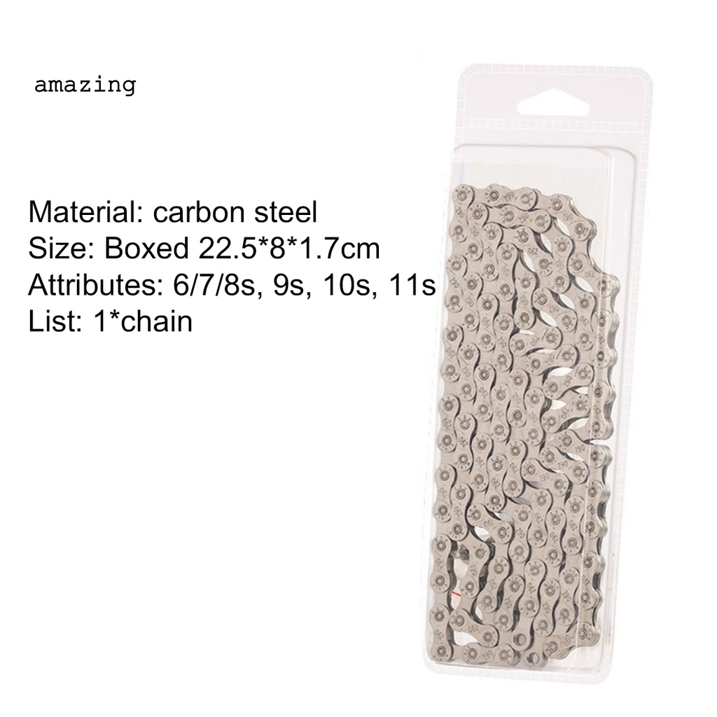 Dây Xích Xe Đạp 116 Nút 6-7 - 8 / 9 / 10 / 11 Tốc Độ Chuyên Dụng Cho MTB