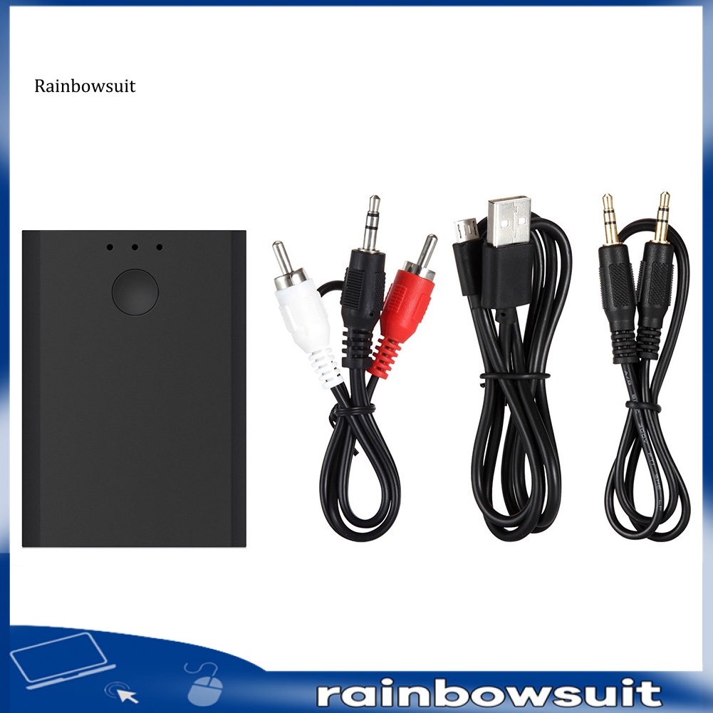 Thiết Bị Truyền Nhận Tín Hiệu Bluetooth Không Dây 2 Trong 1 AUX RCA HiFi 3.5mm