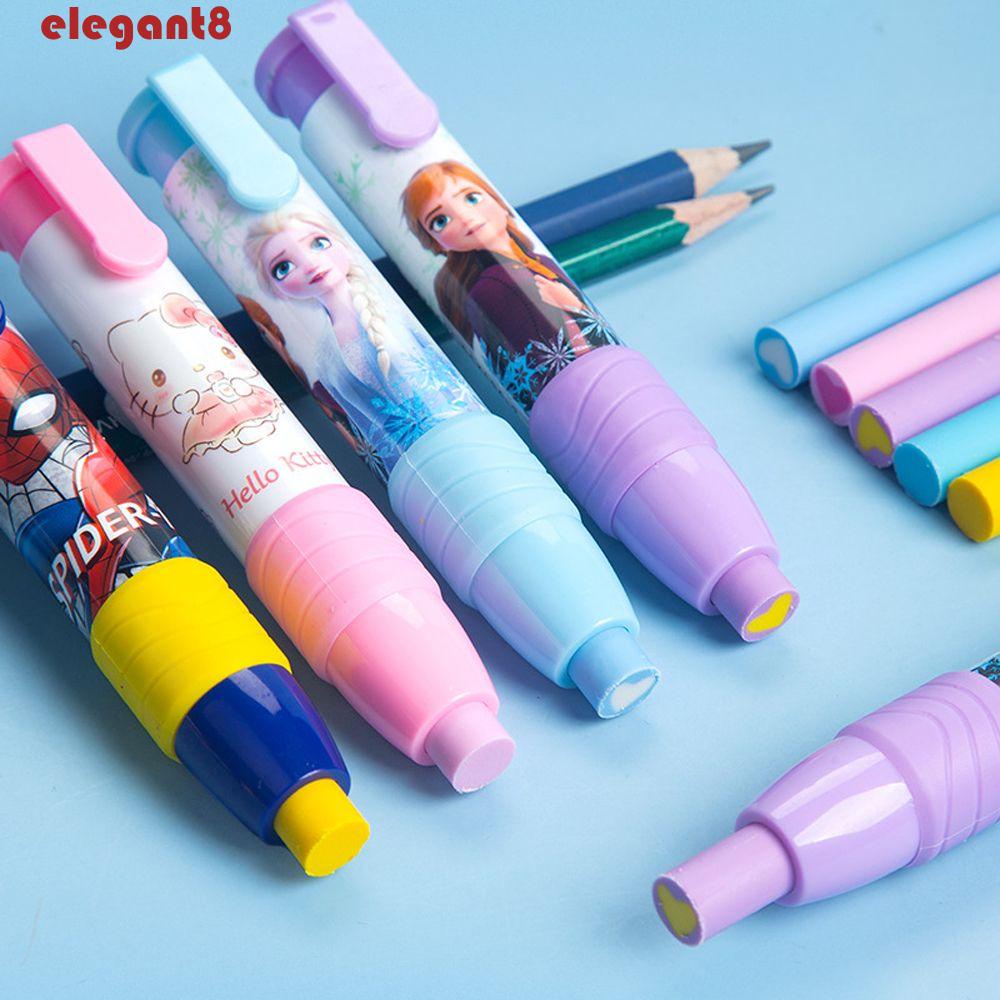 Cục Tẩy Dạng Nhấn Dễ Thương Kèm Lõi Thay Thế Tiện Dụng Cho Trường Học / Văn Phòng