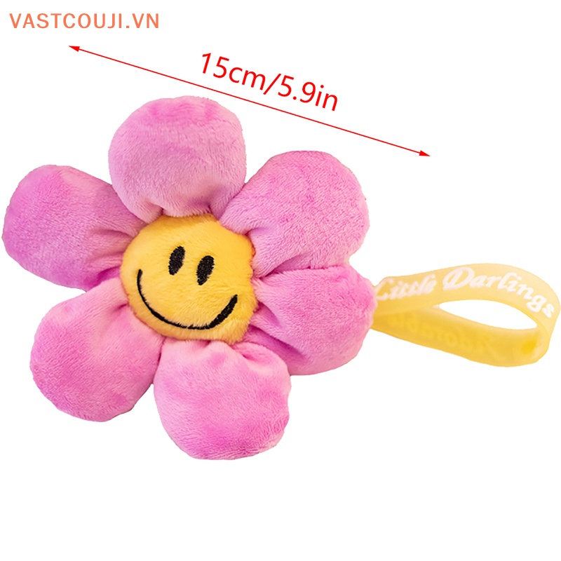 Móc Khóa Hình Hoa Hướng Dương Nhồi Bông Xinh Xắn