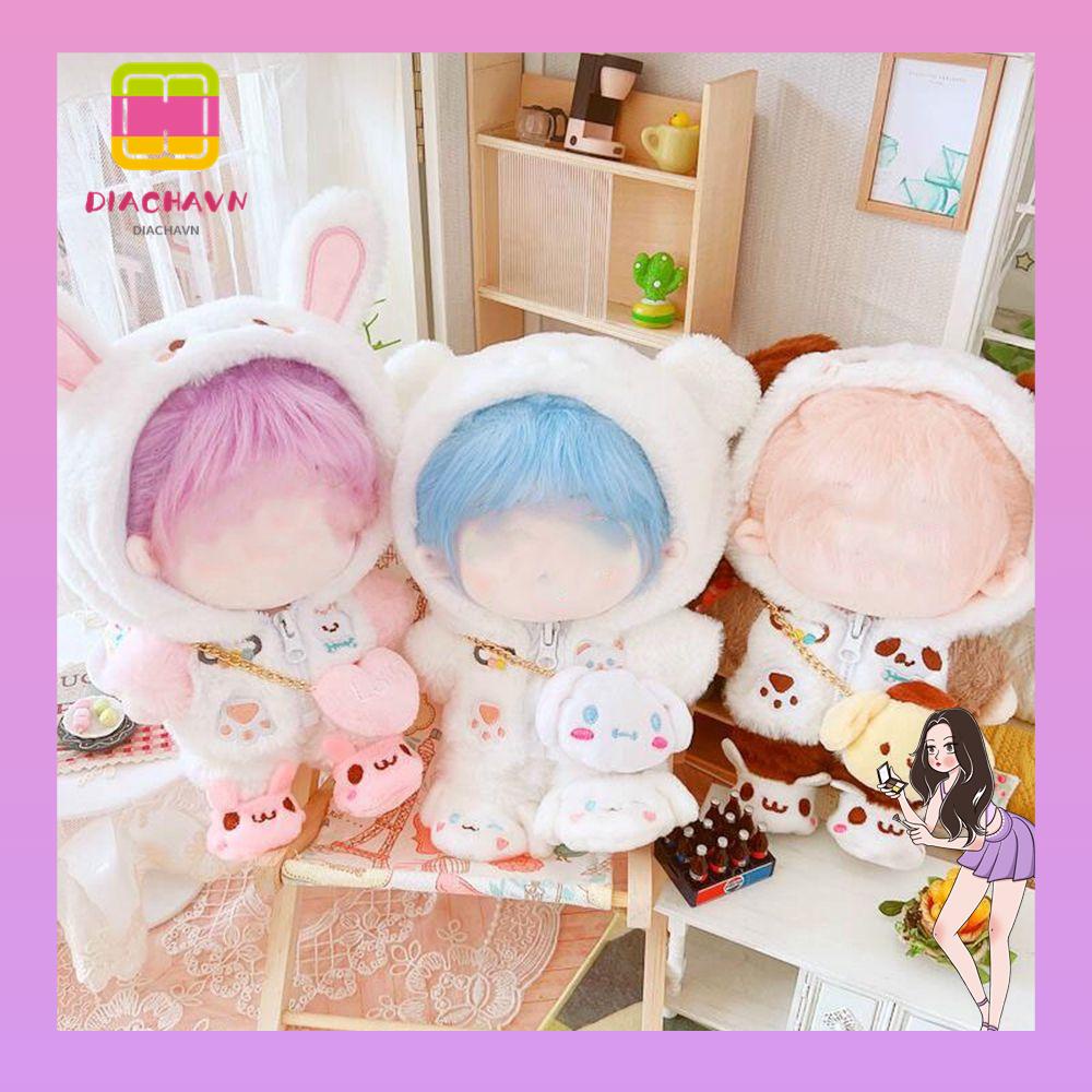 Bộ Đồ Cho Búp Bê 20cm Chất Liệu Cotton