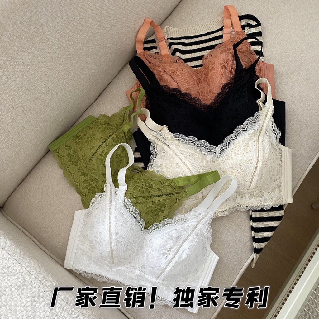 Áo Ngực Mỏng Mùa Hè Cỡ Nhỏ Ôm Ngực Chống Chảy Xệ Gợi Cảm Cho Nữ