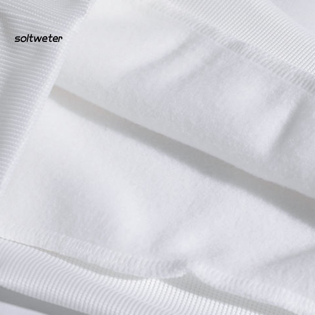 Áo Nỉ Cổ Tròn Màu Sắc Trơn Giữ Nhiệt Thời Trang Mùa Đông Cho Nam