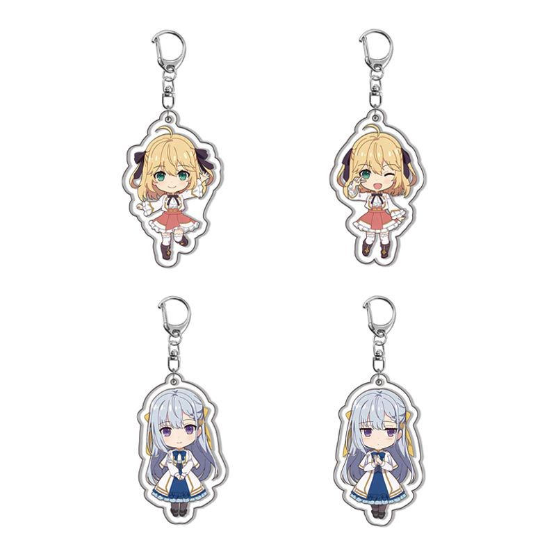 Tenten Kakumei Anime Nhật Bản Lưu Niệm Móc Chìa Khóa Anisufia Yufiria Acrylic Túi Mặt Dây Chuyền Móc Khóa Manga Sưu Tập
