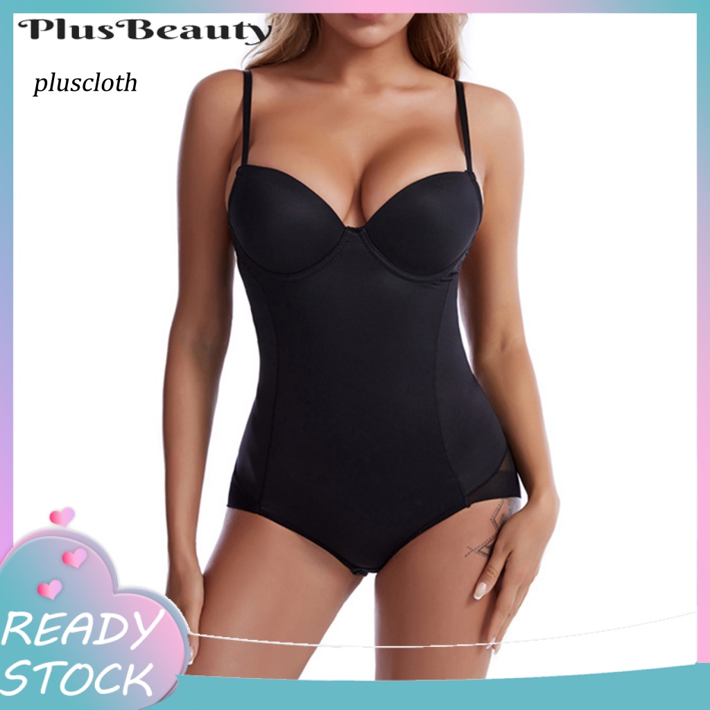 < Plusclothing > Bộ Đồ Lót Định Hình Cơ Thể Co Giãn Siêu Mỏng Mềm Mại Thoải Mái Chống Mài Mòn Có Độ Co Giãn Cao Cho Nữ