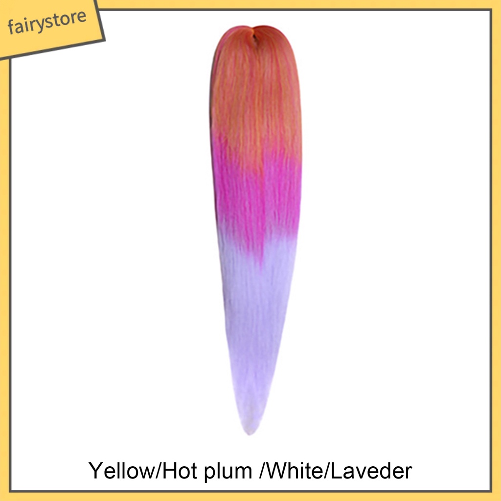 Bộ Tóc Giả Dài Thẳng Bằng Sợi Tổng Hợp Mềm Chịu Nhiệt Dành Cho Nữ Hóa Trang