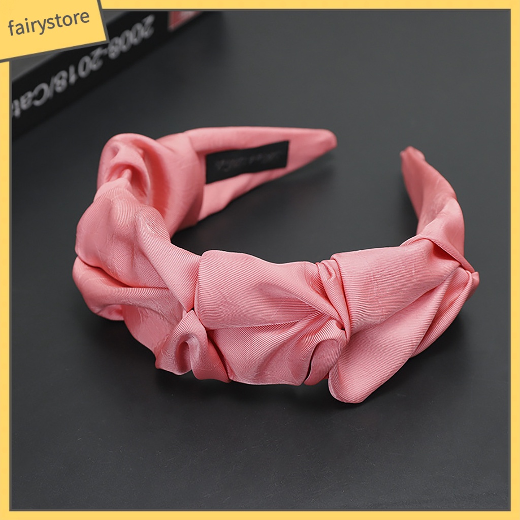 Cài Tóc Trơn Màu Chống Trượt Bản Rộng Dùng Hàng Ngày