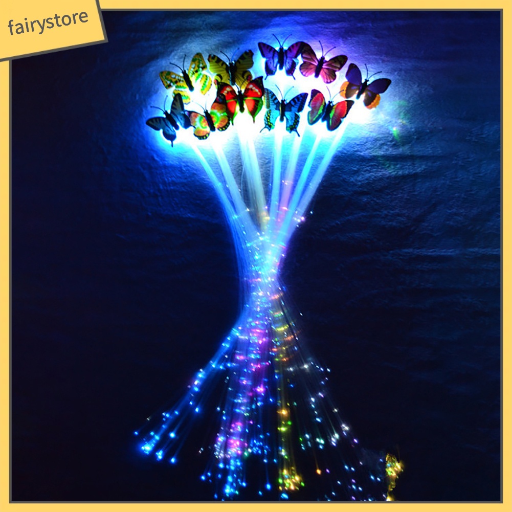 Kẹp Tóc Bướm Có Đèn LED Phát Sáng Độc Đáo