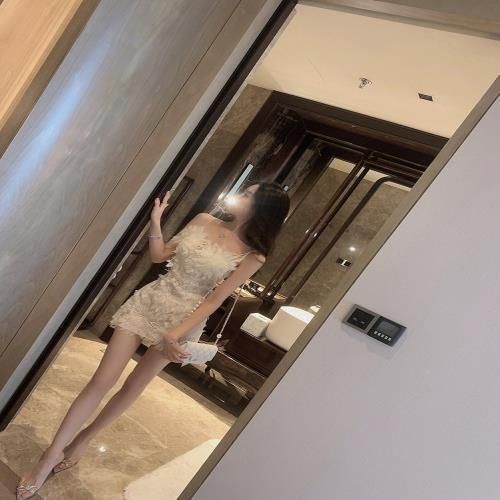 Đầm Ren Lông Vũ Thời Trang Mùa Hè 2023 Sang Trọng