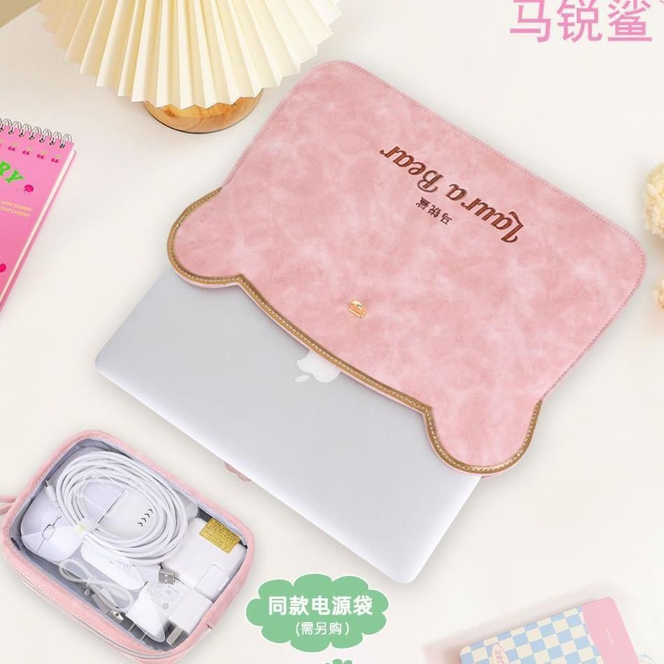 Túi Đựng Laptop 14 inch Chống Thấm Nước Màu Hồng Dễ Thương